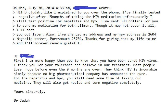 hiv testimony email hiv testimony email